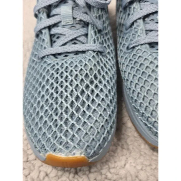 Nobull Project Knit Runner Diamond Mesh Blue Gum Running Shoes Women 8.5 Men 7 - Picture 3 of 14